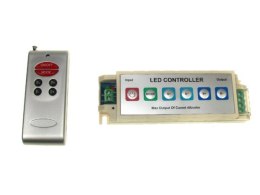 Kontroler LED RF 6 przycisków 12A + PANEL