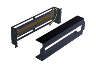 Panel dystrybucji napięć 19" 3U RAL9004