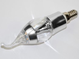 Żarówka LED Iddi S E14 4,6W WW srebrna-
