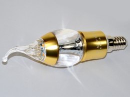 Żarówka LED Iddi S E14 4,6W WW złota-