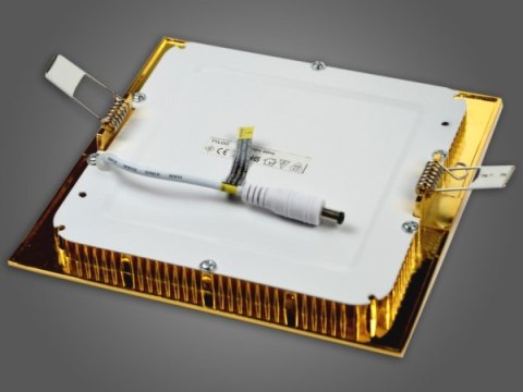 Panel led TYLOO 12W 230V złoty DW