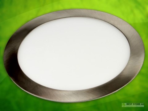 Panel led okragły Round 15W 230V srebrny WW