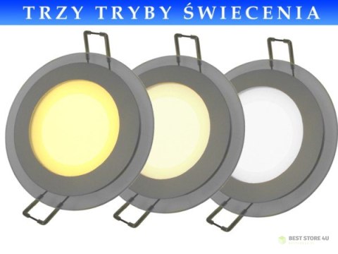 Downlight LED BOWL 6W 230V ciepły,zimny,dzienny