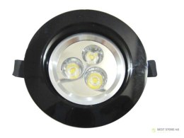 Downlight LED Power Alevil 3*1W biały ciepły