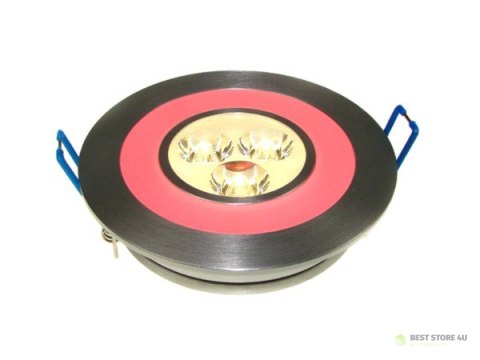 Downlight LED Power CUFE 1W*3+2W biały ciepły+czer