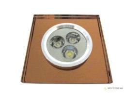 Downlight LED Power Jang Coffee 3*1W biały ciepły