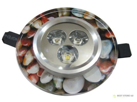 Downlight LED Power Kentaki 3*1W biały ciepły