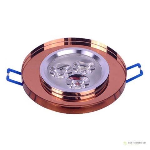 Downlight LED Power Largo Brown 3*1W biały dzienny