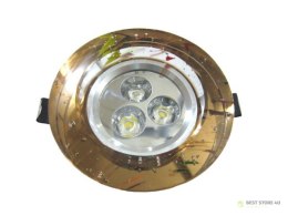 Downlight LED Power Newark Coffee 3*1W biały ciepł