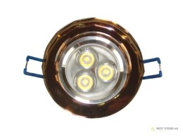 Downlight LED Power Tauri Brown 3*1W biały dzienny