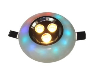 Downlight MERLY RGB 3*1W biały ciepły