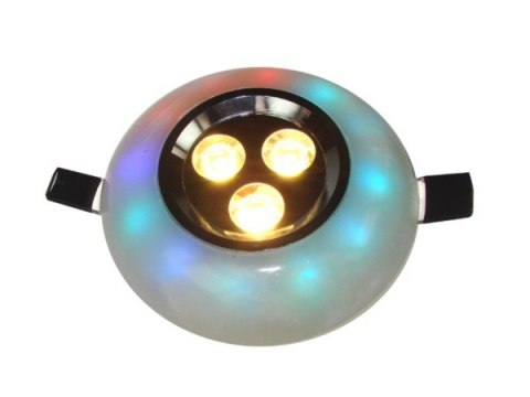 Downlight MERLY RGB 3*1W biały ciepły