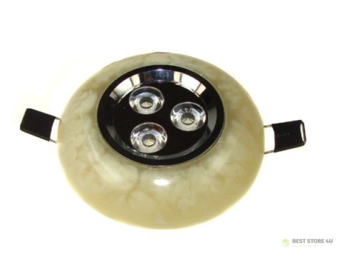 Downlight NEON RGB 3*1W biały zimny