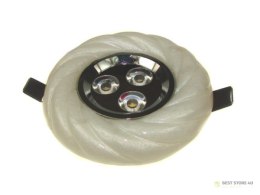 Downlight PALACE biały ciepły 3*1W biały ciepły