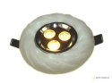 Downlight PALACE biały ciepły 3*1W biały zimny