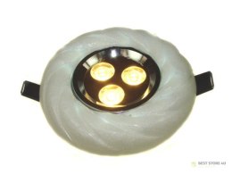 Downlight PALACE biały ciepły 3*1W biały zimny