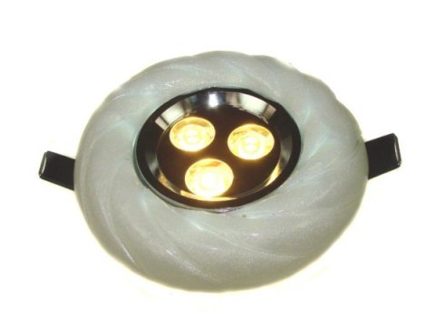 Downlight PALACE biały ciepły 3*1W biały zimny