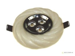 Downlight PALACE blue 3*1W biały ciepły