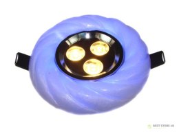 Downlight PALACE blue 3*1W biały ciepły