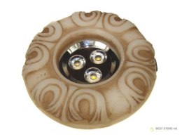 Downlight SENTRY green 3*1W biały ciepły