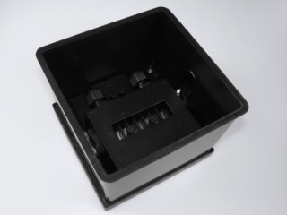 Oprawa elewacyjna LED Kerrell 3W WW czarna