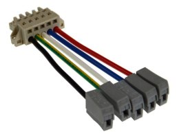 Konektor zasilania AC oprawy Drey 5 przewodów