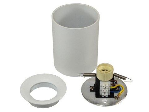 Oprawa sufitowa Cyro White stała okrągła aluminium