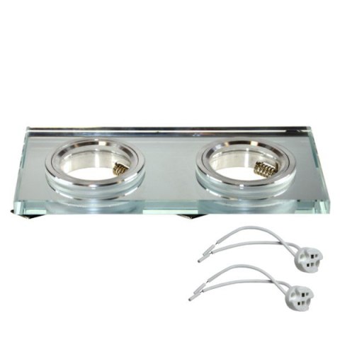 Oprawa sufitowa Denzel Clear podwójna