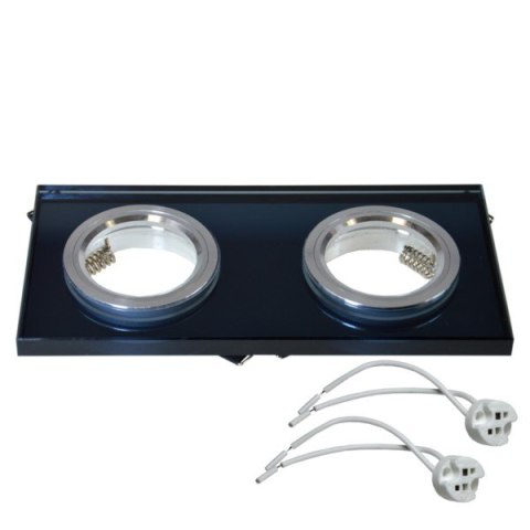 Oprawa sufitowa Denzel Granat podwójna