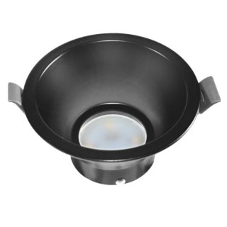 Oprawa sufitowa Kobra Black okrągła aluminium