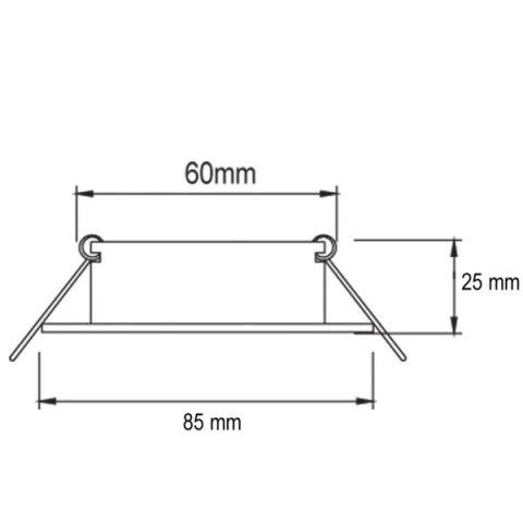 Oprawa sufitowa Silva White IP65 aluminium