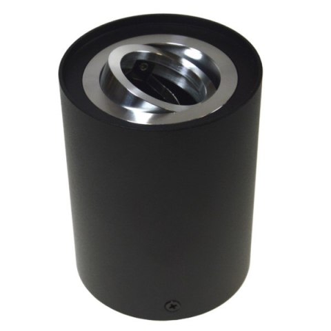 Oprawa sufitowa Siroco Black/srebrna ruchoma okrąg