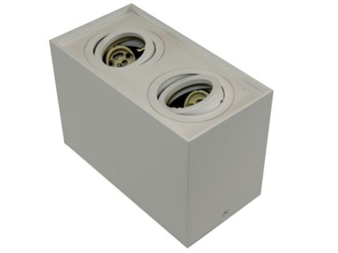 Oprawa sufitowa Siroco White ruchoma prostokąt alu