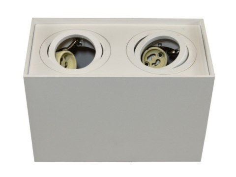 Oprawa sufitowa Siroco White ruchoma prostokąt alu