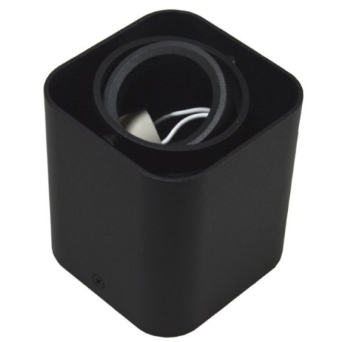 Oprawa sufitowa Sirok Black ruchoma prostokąt alum