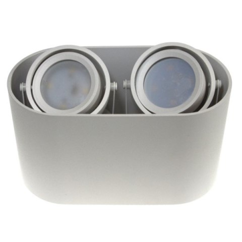 Oprawa sufitowa Sirok White ruchoma okrągła alumin