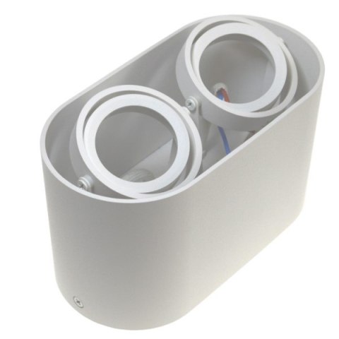 Oprawa sufitowa Sirok White ruchoma okrągła alumin