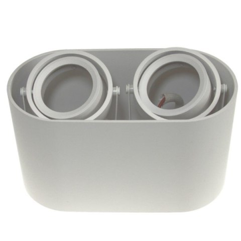 Oprawa sufitowa Sirok White ruchoma okrągła alumin