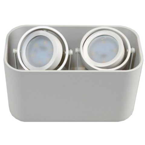 Oprawa sufitowa Sirok White ruchoma prostokąt alum