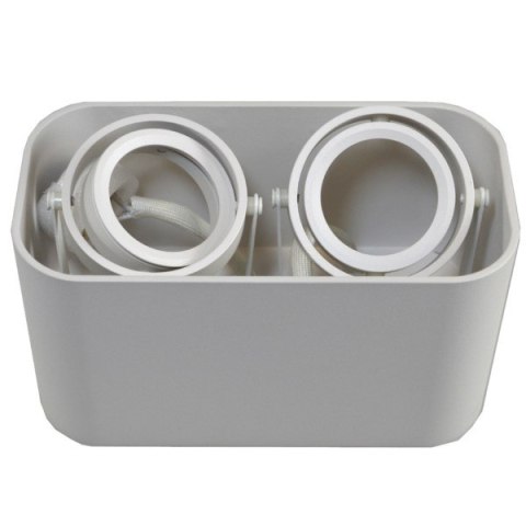 Oprawa sufitowa Sirok White ruchoma prostokąt alum