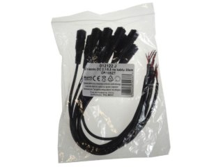 Wtyk DC 2,1/5,5 na kablu 30cm op/10