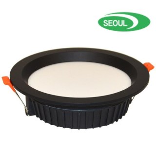 Downlight LED Karel 30W 2700K czarny SEOUL