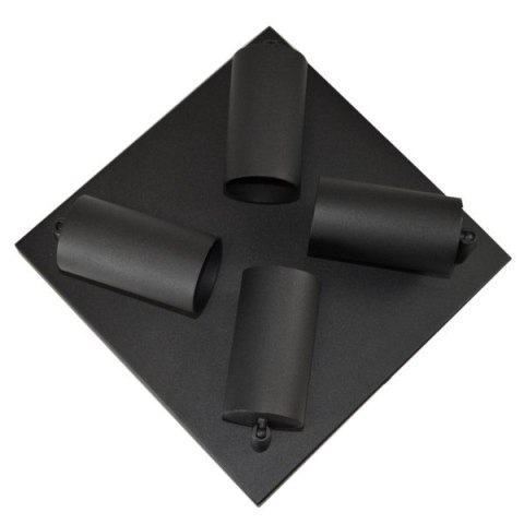 Lampa spotlight Fargo 4xGU10 czarna kwadrat