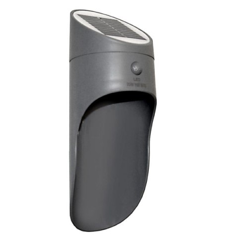 Oprawa elewacyjna LED Palesa 1W 4000K szara solar