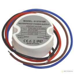 Zasilacz napięciowy LED do puszki 12V 15W IP67 eco