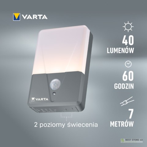 LAMPA MOTION SENSOR OUTDOOR LIGHT twin pack (2szt) VARTA LAMPA MOTION SENSOR OUTDOOR LIGHT twin pack (2szt) VARTA
