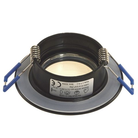 Oprawa sufitowa Quatro IP54 czarna aluminium