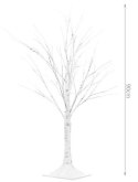 Drzewko ozdobne brzoza 90cm - Lampki LED 24V