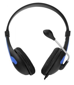 EH158B Słuchawki z mikrofonem Rooster niebieskie Esperanza
