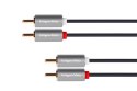 Kabel 2RCA-2RCA 1m Kruger&Matz Basic